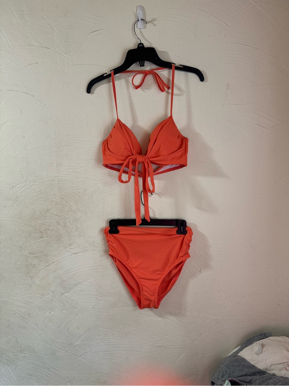 Carmen Marc Valvo Two Piece High Waisted Swim Suit S